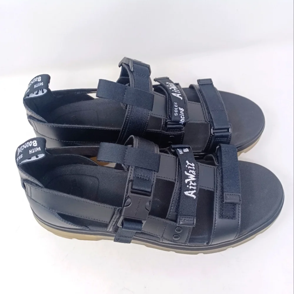 DE. Marten's Pearson Translucent sole Chunky Lug Strappy Sandals - Picture 4 of 11